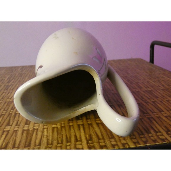 Vintage Decorative Hand Painted Flower Pitcher - Picture 6 of 6